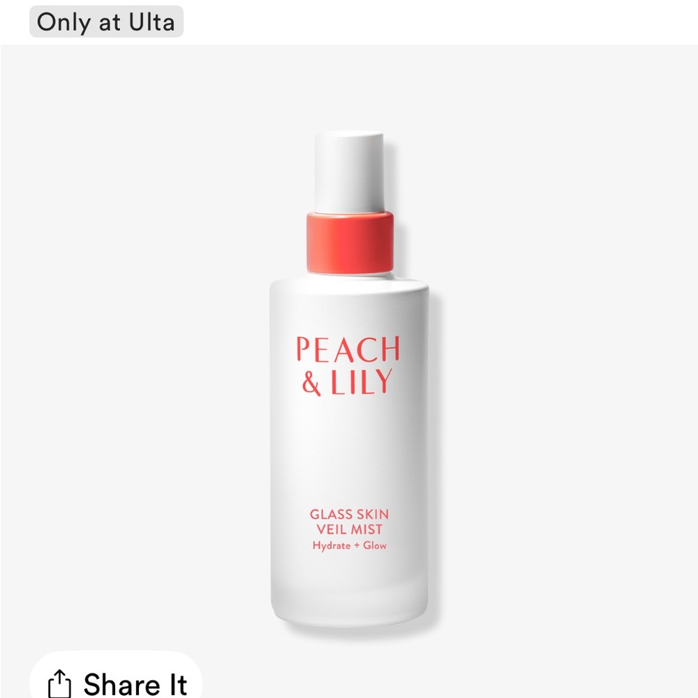 Peach & Lily Glass Skin Veil Mist - White and Red